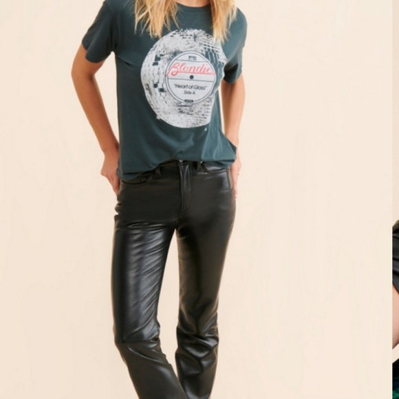 Blondie graphic band t-shirt glitter disco ball & record album - Picture 8 of 12